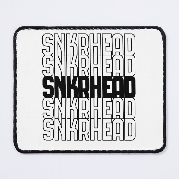 Item preview, SNKRSHEAD Black Text Design designed and sold by MimsTees.
