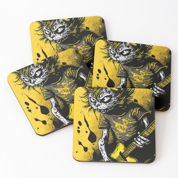 Item preview, cat guitarist designed and sold by TIA-shop.