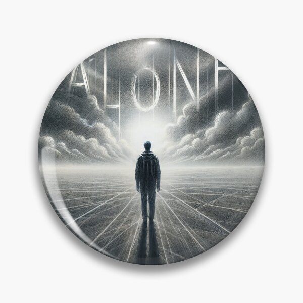 Item preview, In the loneliness of the abyss... A man facing the darkness with rays of hope designed and sold by elglotonmusical.