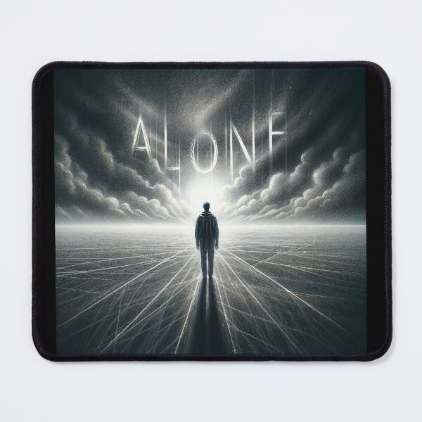 Item preview, In the loneliness of the abyss... A man facing the darkness with rays of hope designed and sold by elglotonmusical.