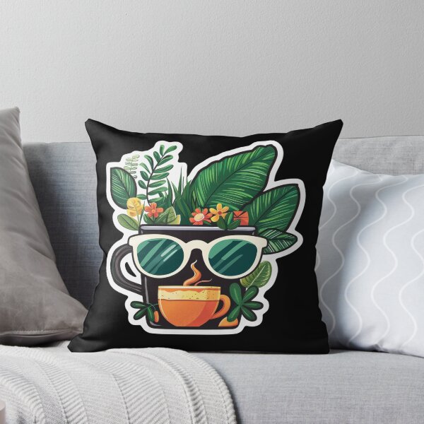 Item preview, Plants and Coffee cup Lover with glasses designed and sold by DreamVibeShirt.