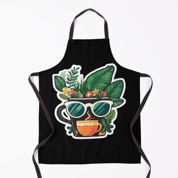 Item preview, Plants and Coffee cup Lover with glasses designed and sold by DreamVibeShirt.