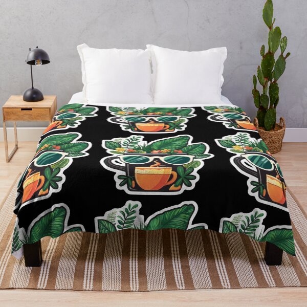 Item preview, Plants and Coffee cup Lover with glasses designed and sold by DreamVibeShirt.