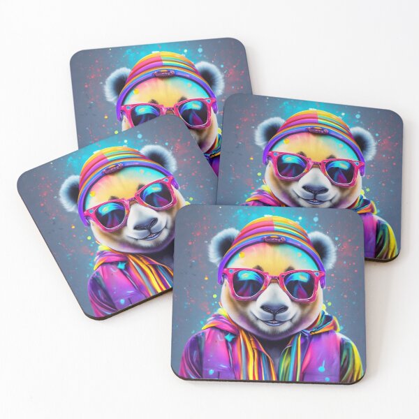 Item preview, Pop art style panda designed and sold by LuckyFamily.