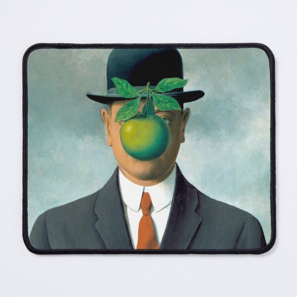Item preview, Son of Son of Man Magritte Apple tribute designed and sold by silkdegreestees.