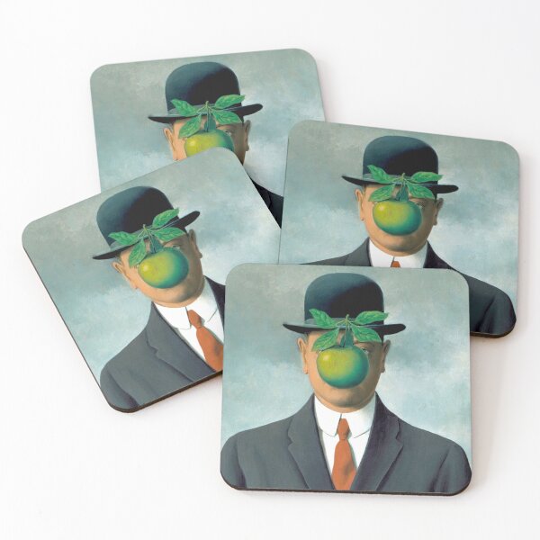 Item preview, Son of Son of Man Magritte Apple tribute designed and sold by silkdegreestees.