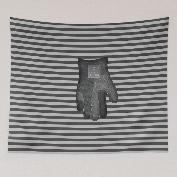 Item preview, Sleeping Pocket for Thing T. Thing - Addams family (black stripe pattern) designed and sold by D-Vogt-Grafik.