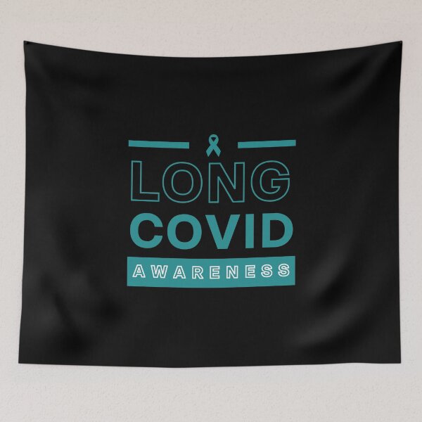 Item preview, Long Covid awareness  simple teal designed and sold by SadTea-Longhaul.