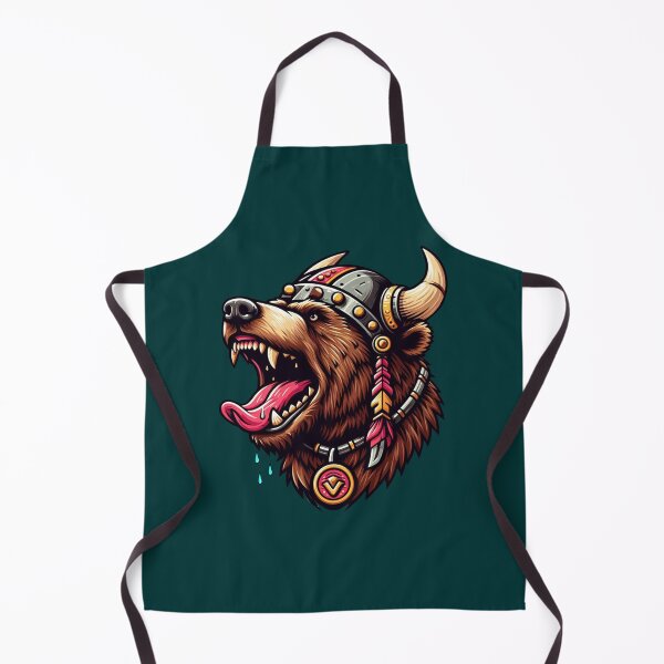 Item preview, VIKING BEAR HEAD - #003333 designed and sold by Marlon Oseguera.