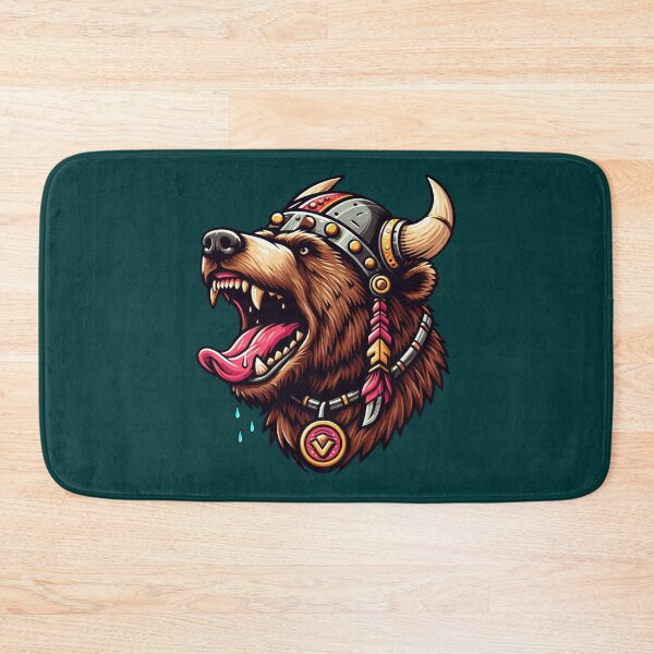 Item preview, VIKING BEAR HEAD - #003333 designed and sold by Marlon Oseguera.
