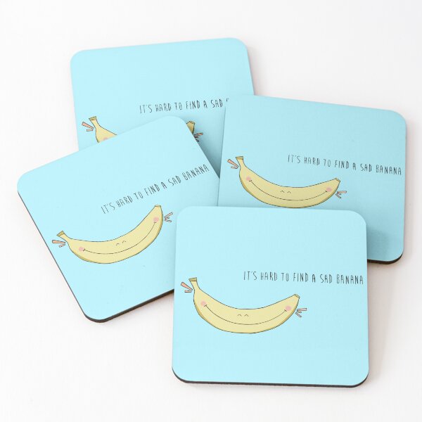 Item preview, banana always happy  designed and sold by Misho Astan.