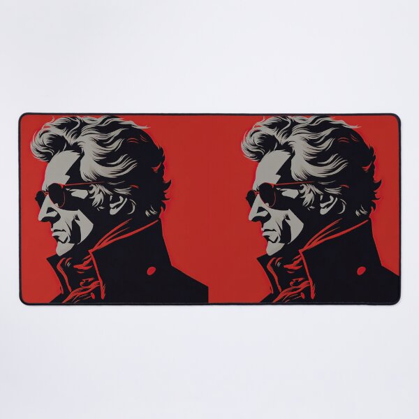Item preview, Andrew Jackson | Red minimalism designed and sold by ComicsFactory.