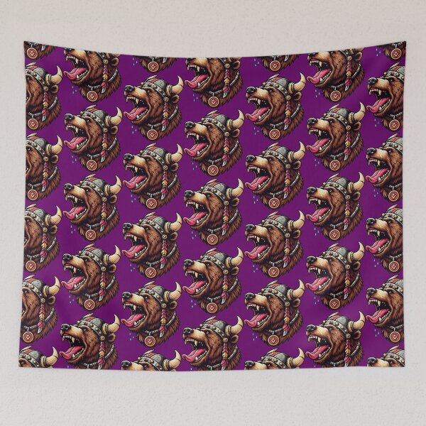 Item preview, VIKING BEAR HEAD - #660066 designed and sold by Marlon Oseguera.