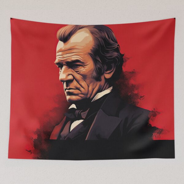 Item preview, Andrew Johnson | Red minimalism designed and sold by ComicsFactory.