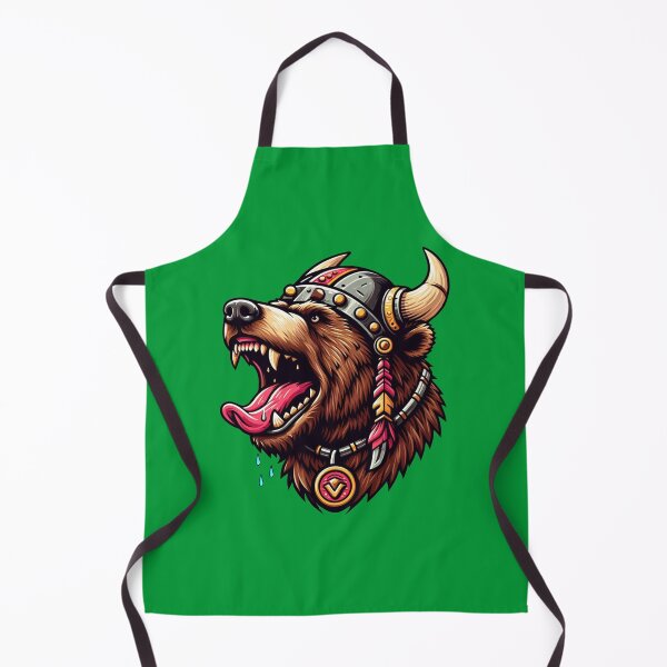 Item preview, VIKING BEAR HEAD - #009933 designed and sold by Marlon Oseguera.