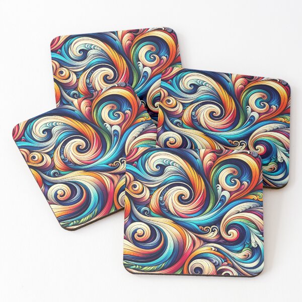 Item preview, Vivid Swirl Pattern designed and sold by Content by Steph.
