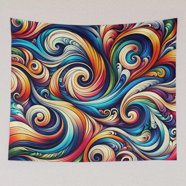 Item preview, Vivid Swirl Pattern designed and sold by Content by Steph.