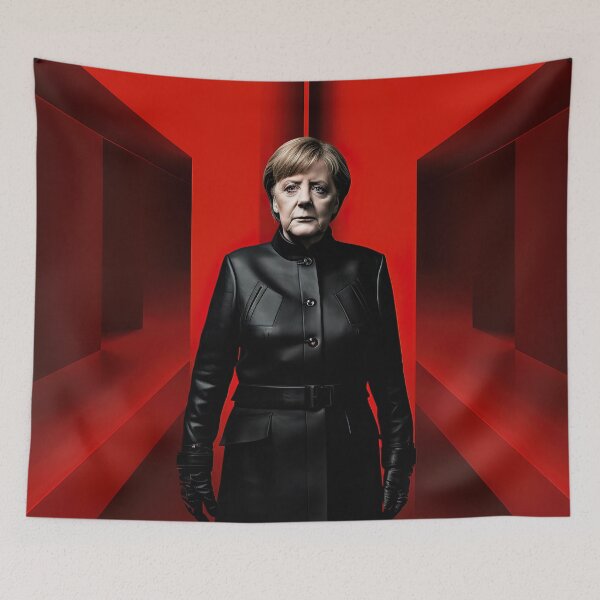 Item preview, Angela Merkel | Red minimalism designed and sold by ComicsFactory.