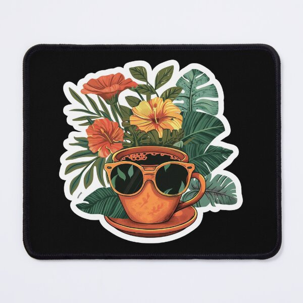Item preview, Plants and Coffee Lover with glasses designed and sold by DreamVibeShirt.