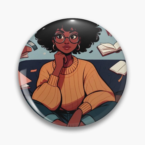 Item preview, Girl surrounded by books #2 designed and sold by manbaito.