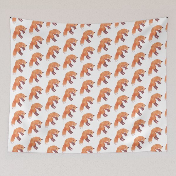 Item preview, Jumping fox Cute art designed and sold by YaraCuteArt.