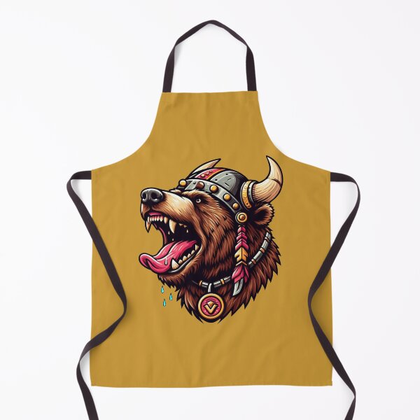 Item preview, VIKING BEAR HEAD - #CC9933 designed and sold by Marlon Oseguera.