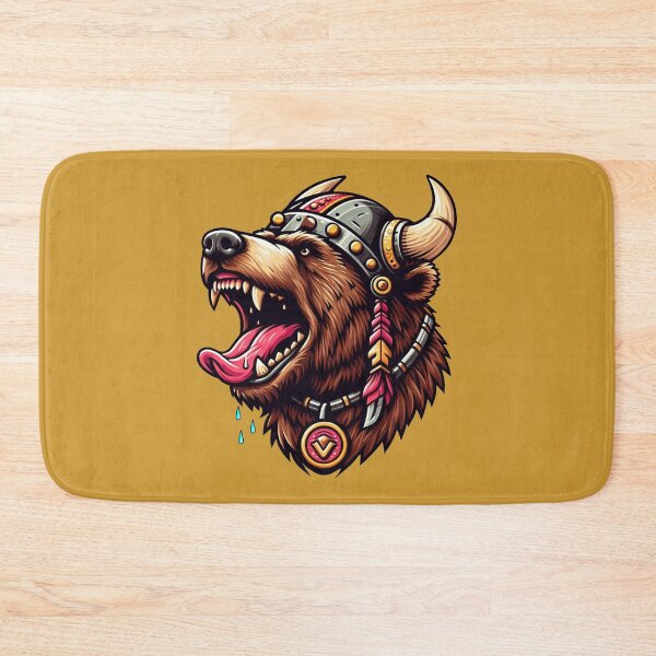 Item preview, VIKING BEAR HEAD - #CC9933 designed and sold by Marlon Oseguera.