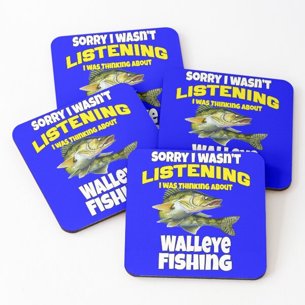 Item preview, Walleye Fishing Fisherman Sorry I Wasn’t Listening I Was Thinking About Walleye Fishing designed and sold by fantasticdesign.