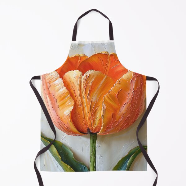 Item preview, Orange Tulip Blossom Palette Knife designed and sold by acrylicartp.