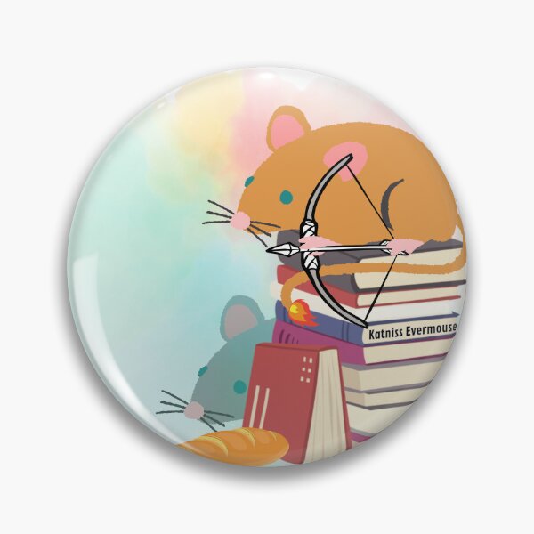 Artikelvorschau, Katniss Evermouse – Bücherwurm-Serie entworfen und verkauft von Ophelialandia.