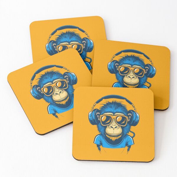 Item preview, Monkey with sun glasses designed and sold by All In One.