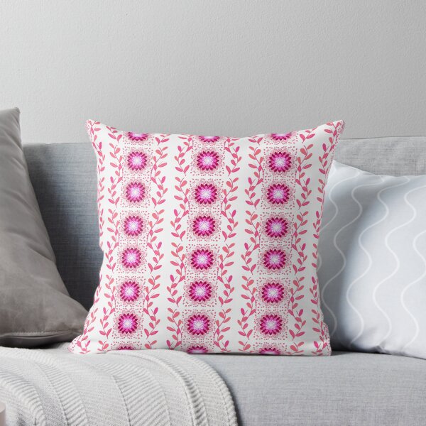 Item preview, Preppy pastel flowers vines in stripes pattern. designed and sold by Meteryards.