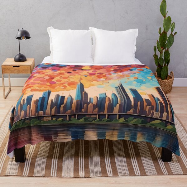 Item preview, Harbouring Dreams Twilight Hues over Urban Reflections designed and sold by ArtComixHaven.