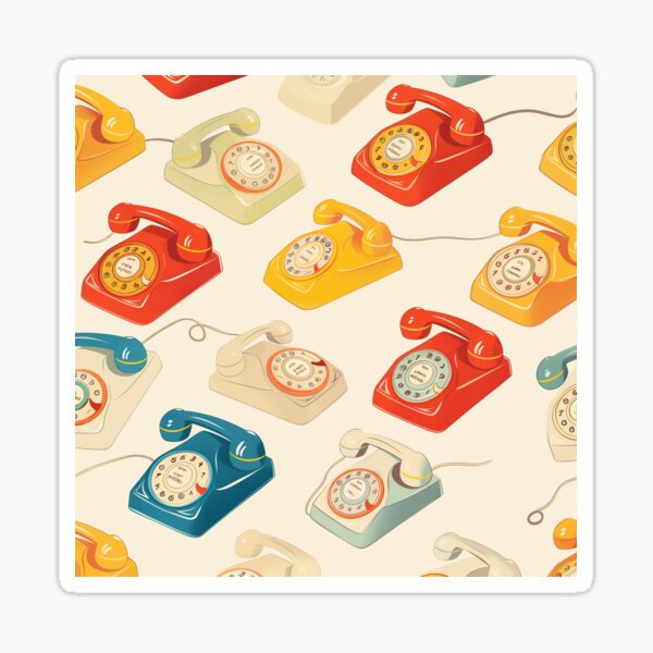 Item preview, Vintage Plastic Retro Toy Telephones designed and sold by Shelly Little.