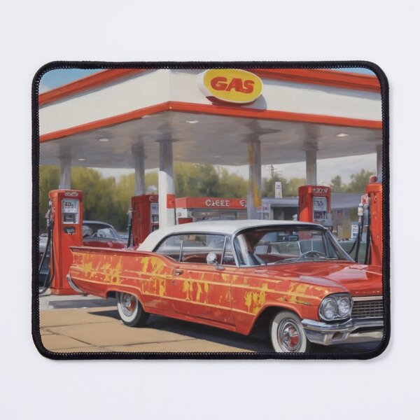 Item preview, Shine and clean: Your car deserves a thorough wash at our gas station! designed and sold by Wendy West.