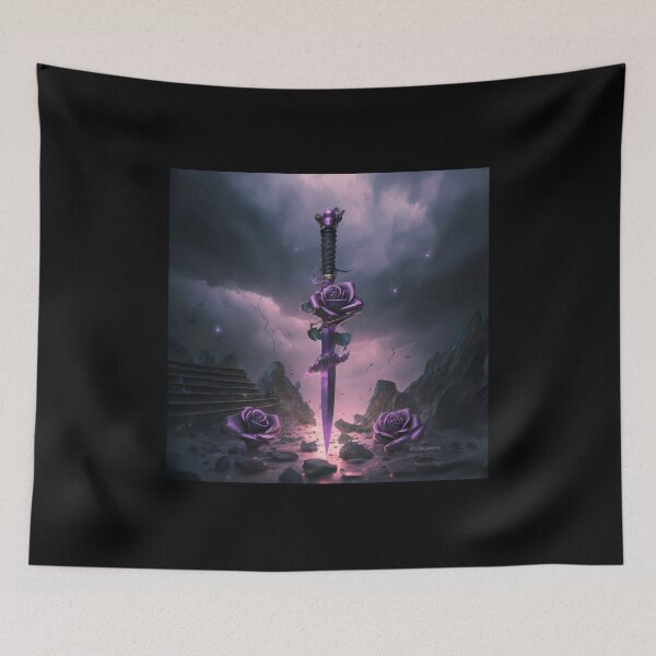 Item preview, SWORD WITH ROSES designed and sold by Neverlandgr.