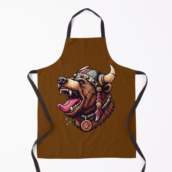 Item preview, VIKING BEAR HEAD - #663300 designed and sold by Marlon Oseguera.