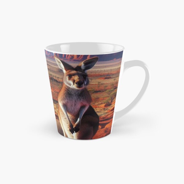 Item preview, Outback Odyssey - Kangaroo's Athletic Journey Across Arid Plains designed and sold by ProgressMagnet.