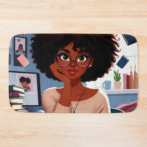 Item preview, Girl surrounded by books #3 designed and sold by manbaito.