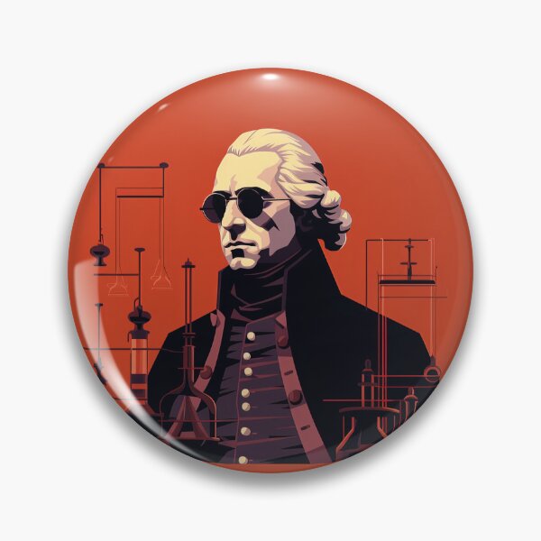 Artikelvorschau, Antoine Lavoisier | Roter Minimalismus entworfen und verkauft von ComicsFactory.