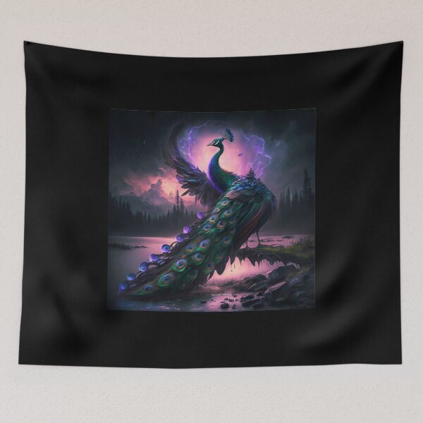 Item preview, PURPLE PEACOCK designed and sold by Neverlandgr.