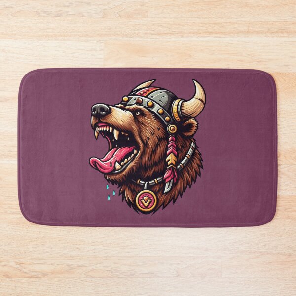 Item preview, VIKING BEAR HEAD - #783B59 designed and sold by Marlon Oseguera.