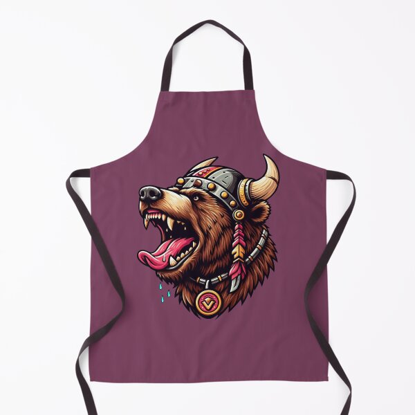 Item preview, VIKING BEAR HEAD - #783B59 designed and sold by Marlon Oseguera.