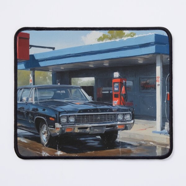 Item preview, Your car, our service: professional cleaning at the gas station designed and sold by Wendy West.