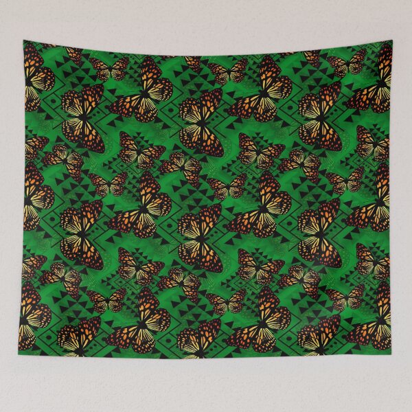 Item preview, Green / Black  / Fire Color Native Butterfly 2024 designed and sold by JMWCD.