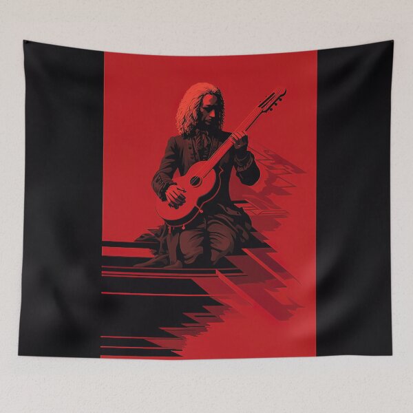 Item preview, Antonio Vivaldi | Red minimalism designed and sold by ComicsFactory.