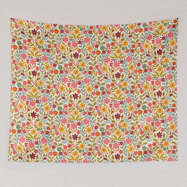Item preview, Ada spring floral maximalist floral dopamine decor dopamine dressing valentines designed and sold by Kimmygowland.