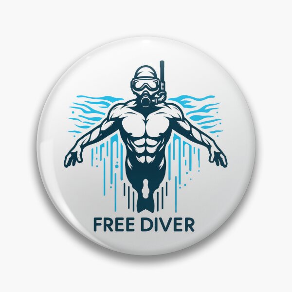 Item preview, Free Diver Scuba Diving Diver designed and sold by These_Prints.