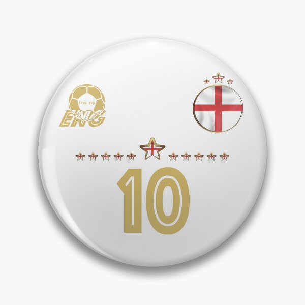 Artikelvorschau, Nummer 10 England Fussball National Team Sport Trikot Fan Design entworfen und verkauft von TroisRois.