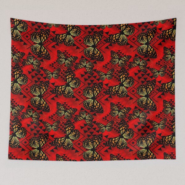 Item preview, Red / Black  / Fire Color Native Butterfly 2024 designed and sold by JMWCD.